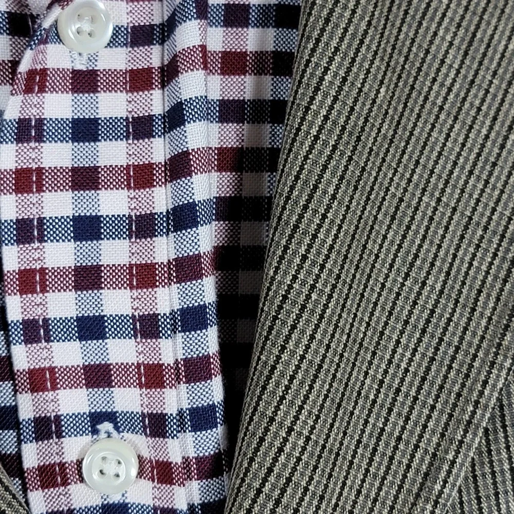 VTG The Territory Ahead Men's Sport Jacket Three Button Brown‎ Cotton Blend Med
